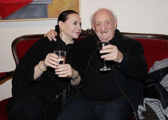 אגמון ז"ל ואלמגור// צילום: מאיר פרטוש